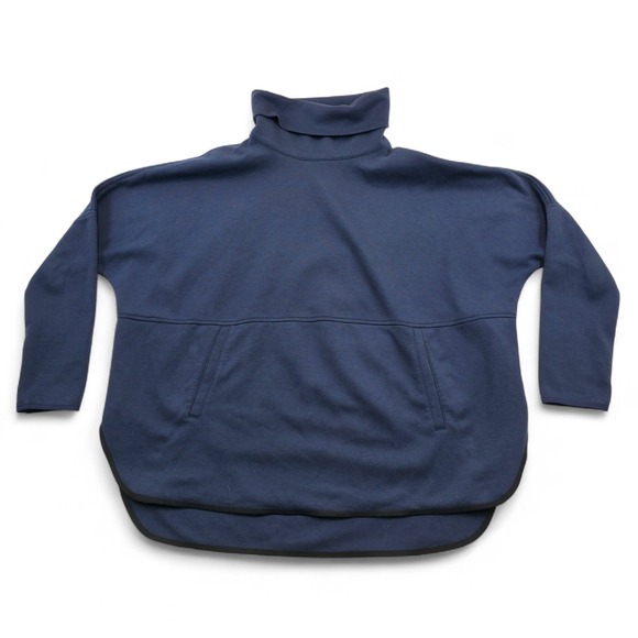 The North Face Sweaters - The North Face Women's Navy Blue Fleece Pullover Tunic Top Size S Cozy Funnel